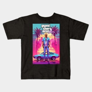 grand theft auto 6 - 002 Kids T-Shirt